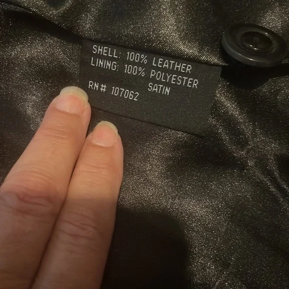 KASPER Men's Premium 3/4 Length Black Leather Coat - Picture 8 of 8